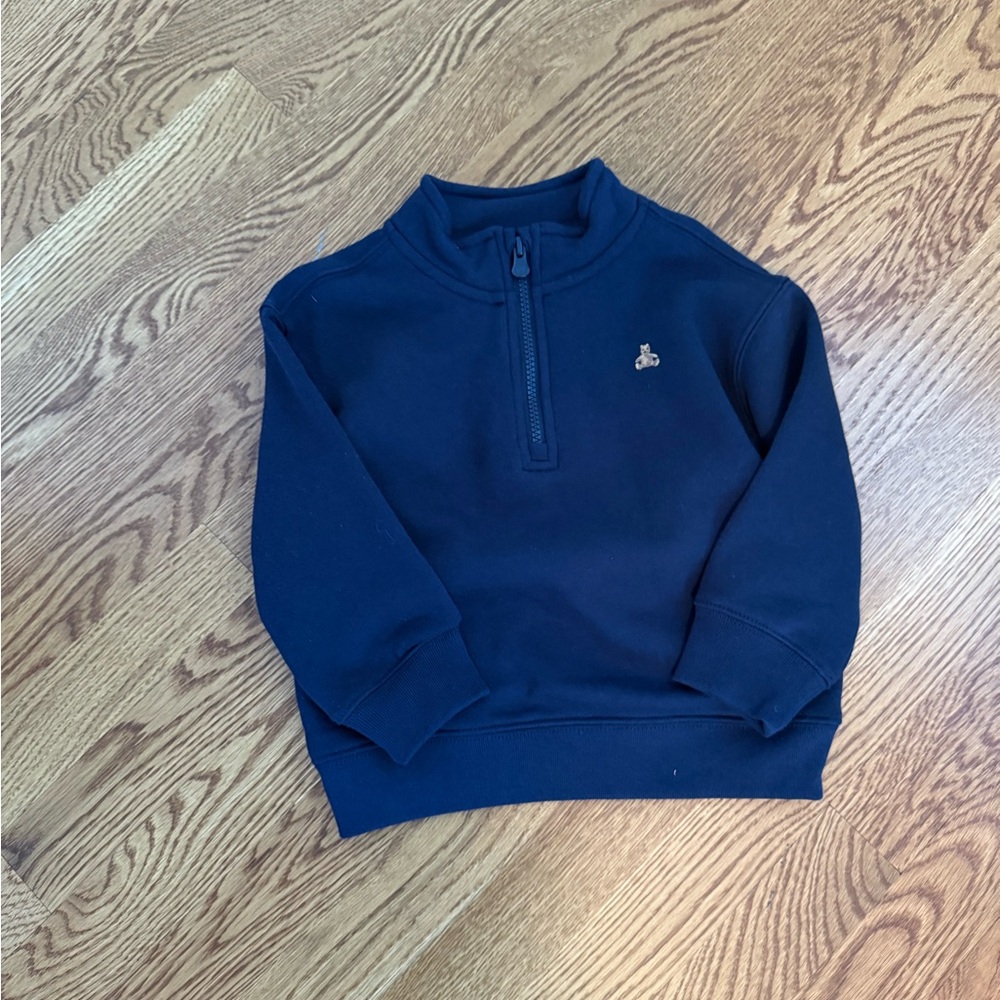 GAP Kids Navy Blue Half-Zip Sweatshirt